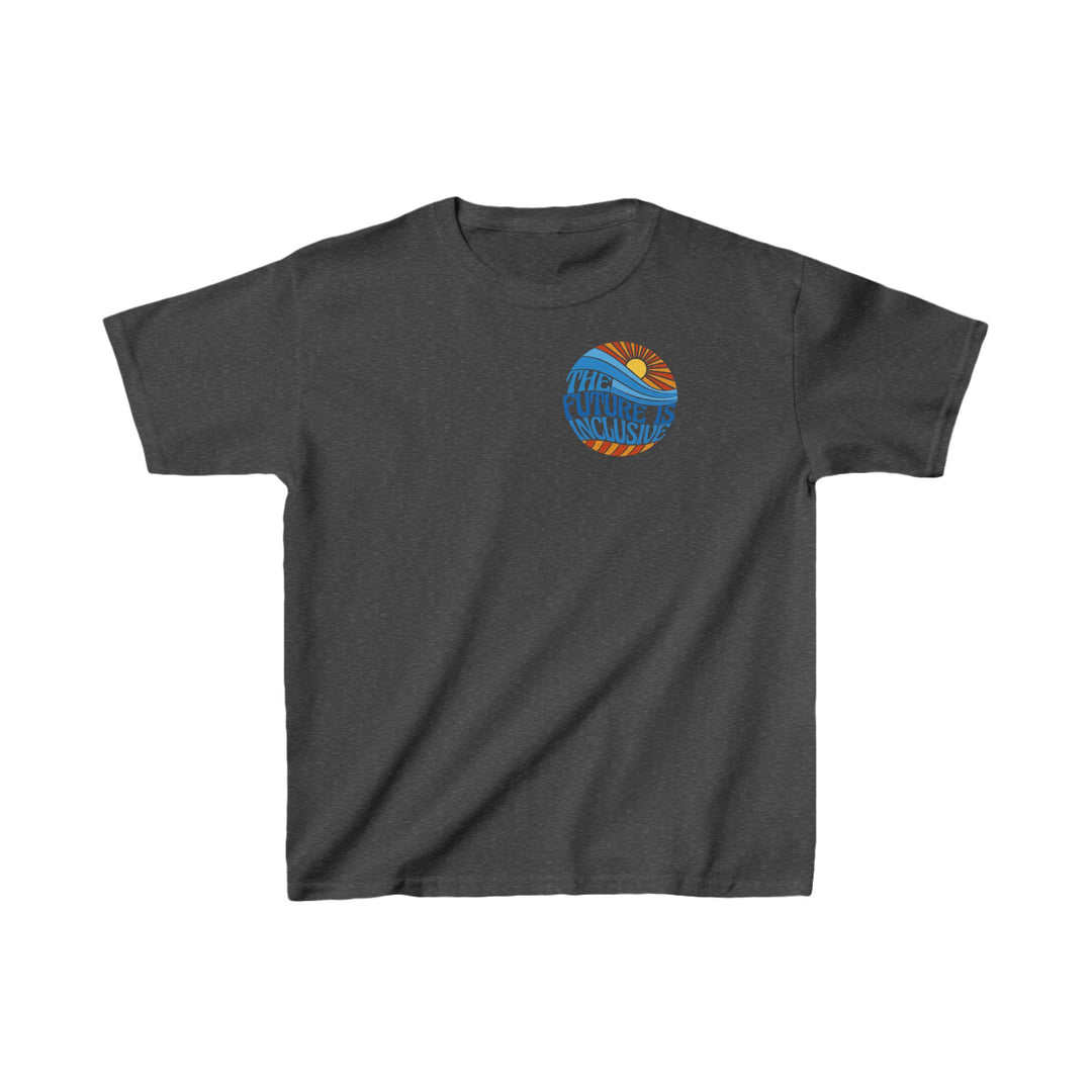 Kids The Future Is Inclusive Groovy Sun Tee