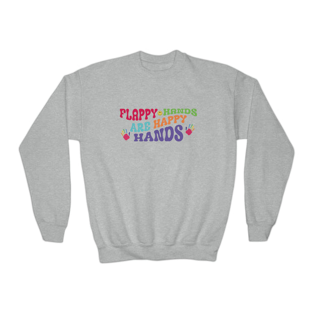 Kids Flappy Hands are Happy Hands Sweatshirt