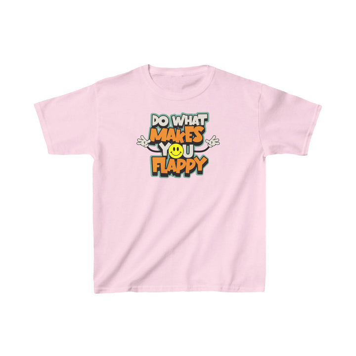 Kids Do What Makes You Flappy Smiley Arms Tee