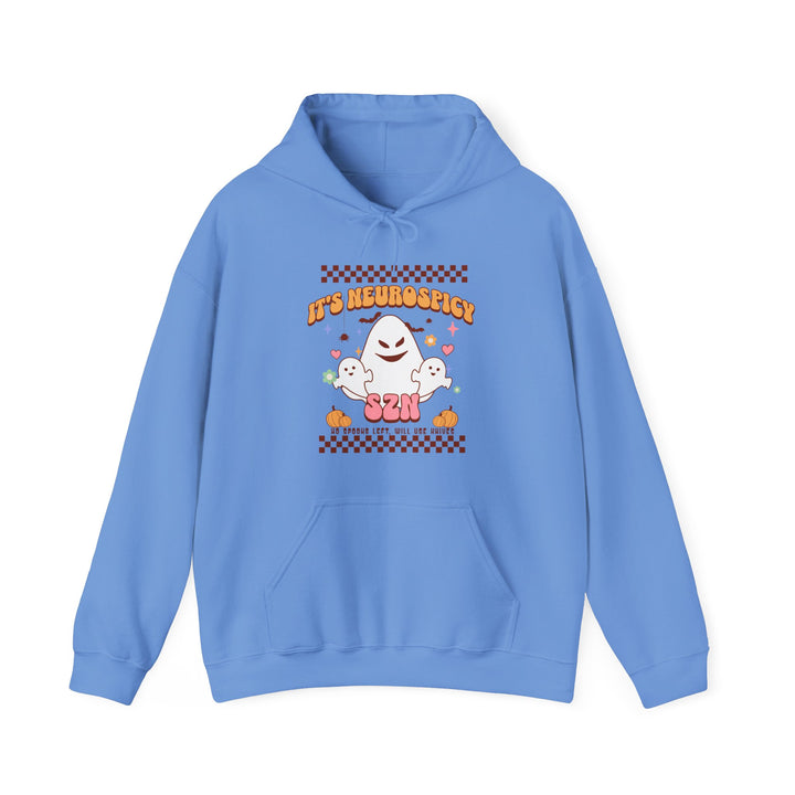 Adult Its Neurospicy Szn Ghost, Spoons, Knives Hoodie