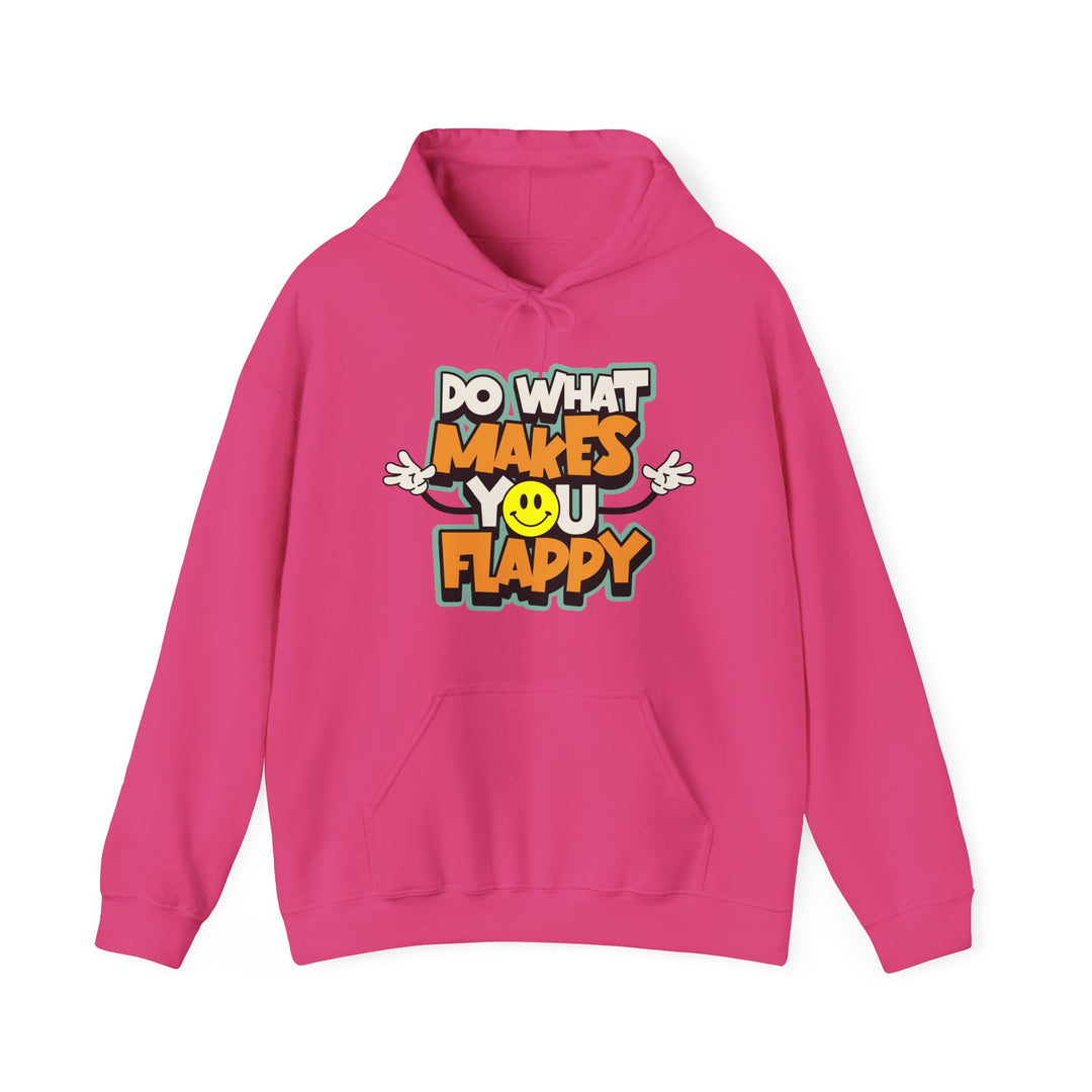 Adult Do What Makes You Flappy Smiley Arms Hoodie