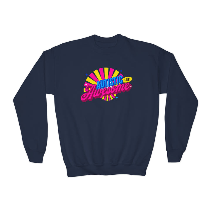 Kids Autistic and Awesome Sweatshirt