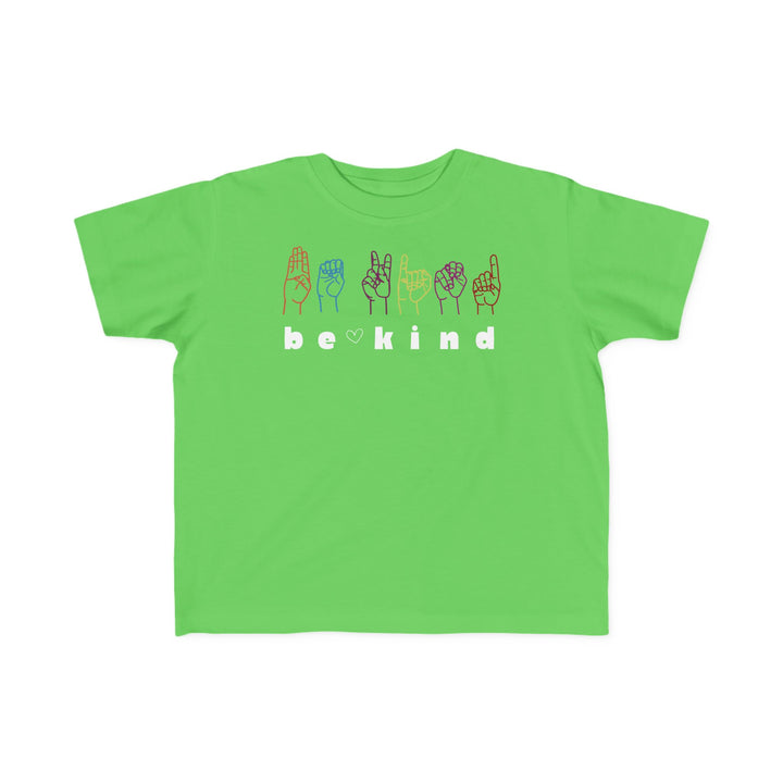 Toddler's Be Kind ASL Tee