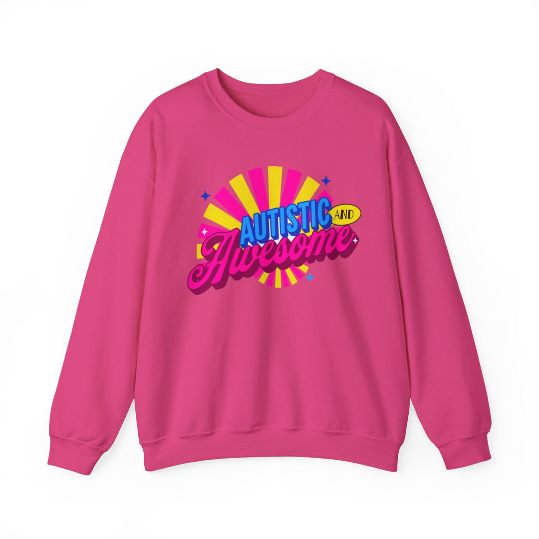 Adult Autistic and Awesome Sweatshirt