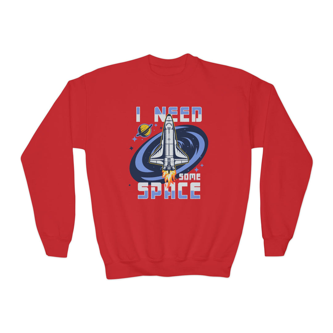 Kids I Need Some Space Rocket Sweatshirt