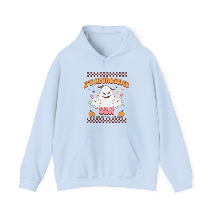 Adult Its Neurospicy Szn Ghost, Spoons, Knives Hoodie