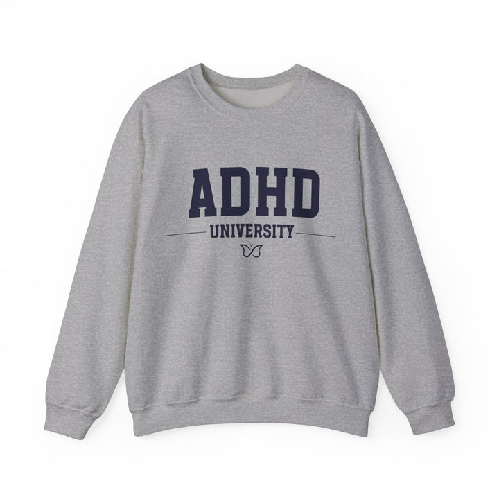 Adult ADHD University Butterfly Symbol Sweatshirt