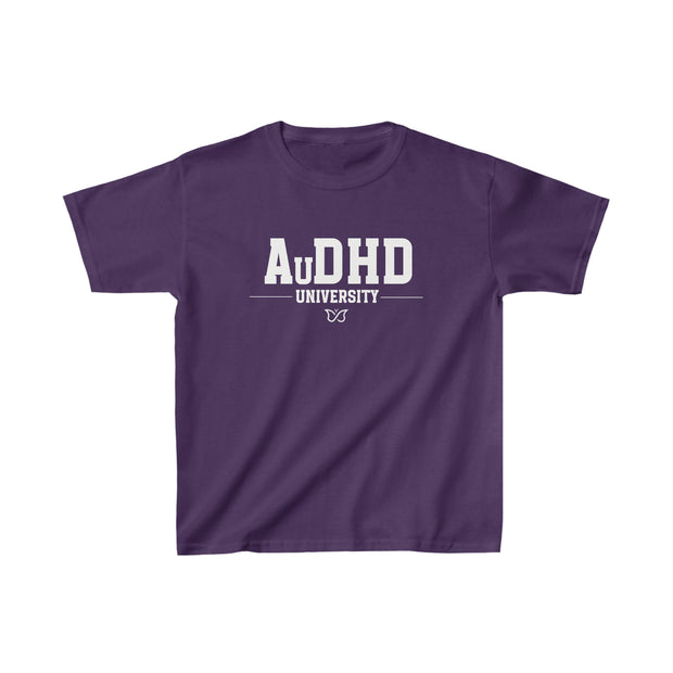 Kids AuDHD University Butterfly Symbol Tee