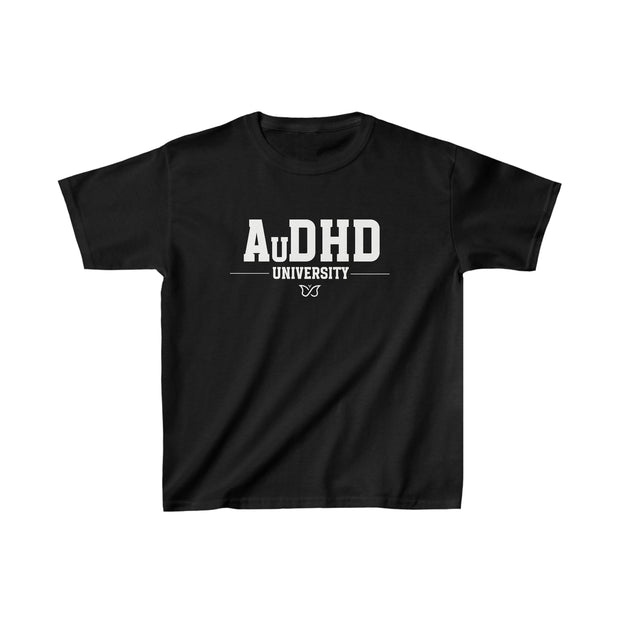 Kids AuDHD University Butterfly Symbol Tee