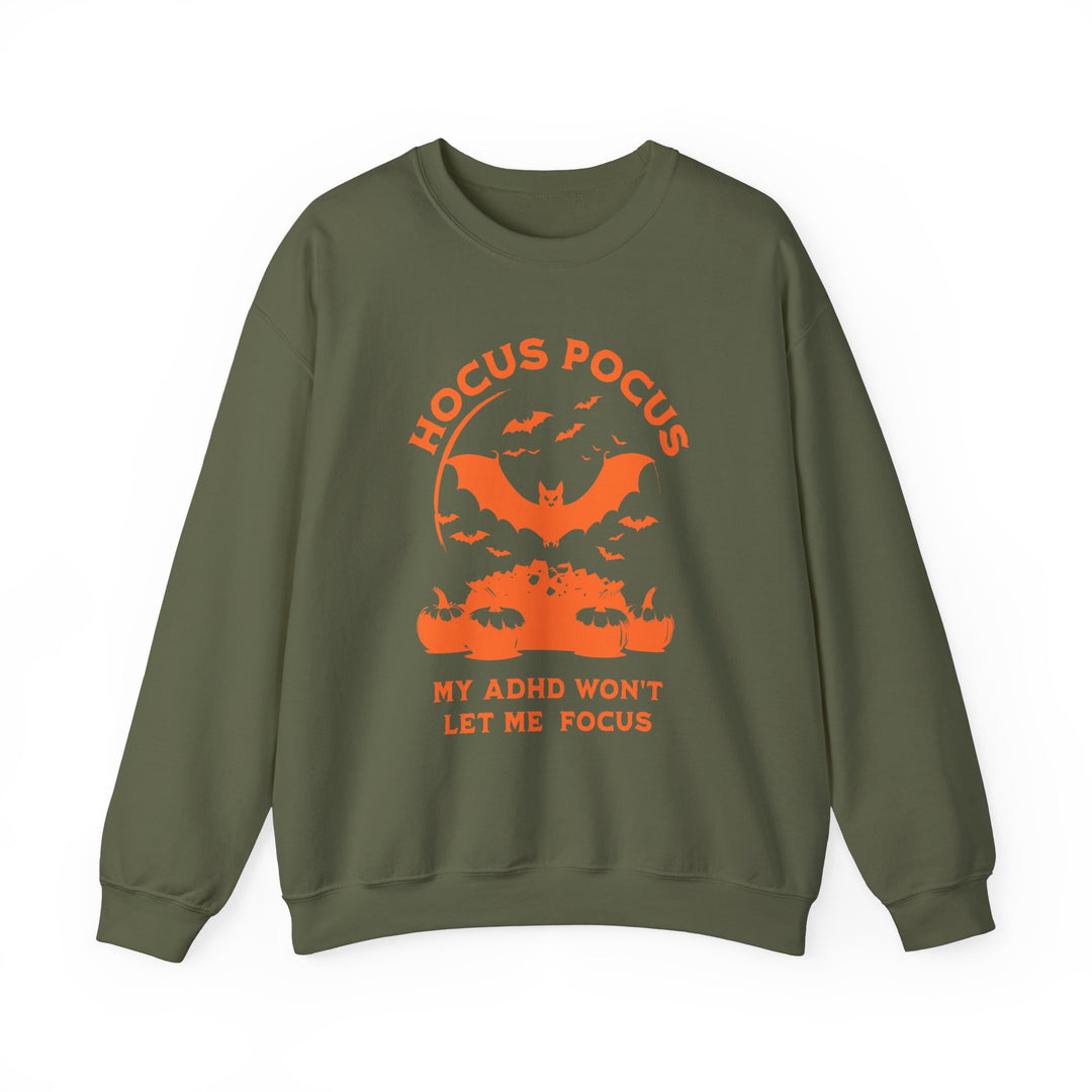 Adult Hocus Pocus My ADHD Wont Let Me Focus Sweatshirt