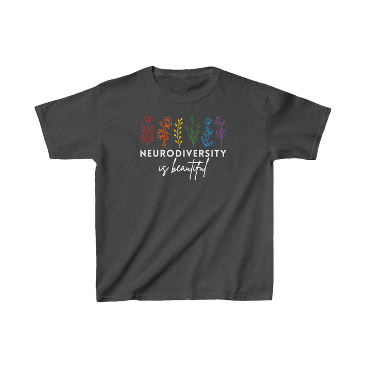 Kids Neurodiversity Is Beautiful Flowers Tee