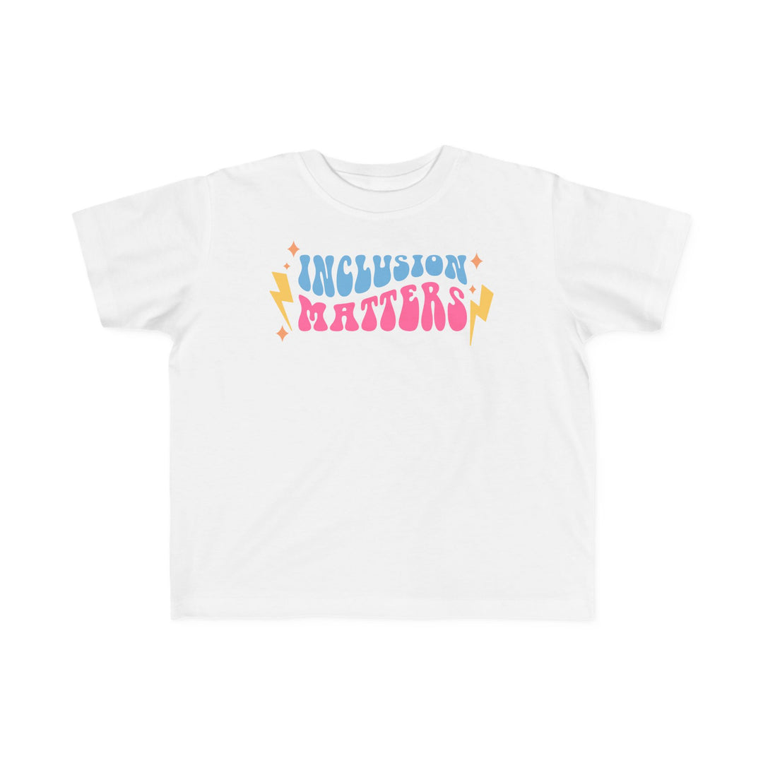 Toddler's  Inclusion Matters Lightning Tee