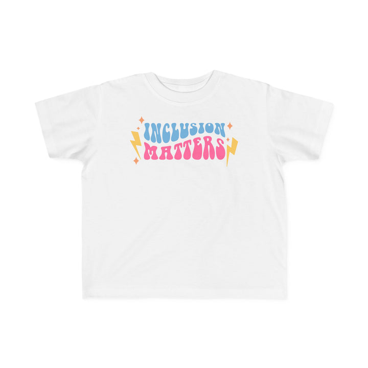 Toddler's  Inclusion Matters Lightning Tee