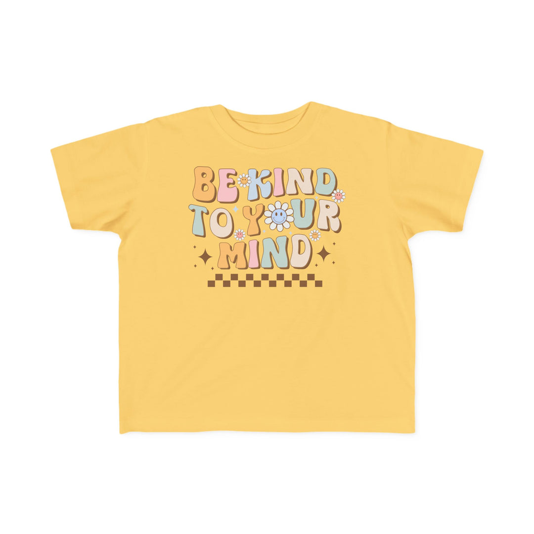 Toddler's  Be Kind to Your Mind Smiling Daisy Tee