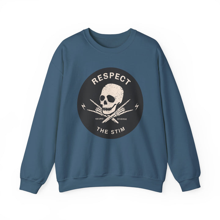 Adult Respect the Stim Skull Sweatshirt