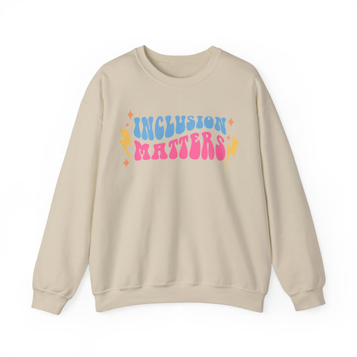 Adult Inclusion Matters Lightning Sweatshirt