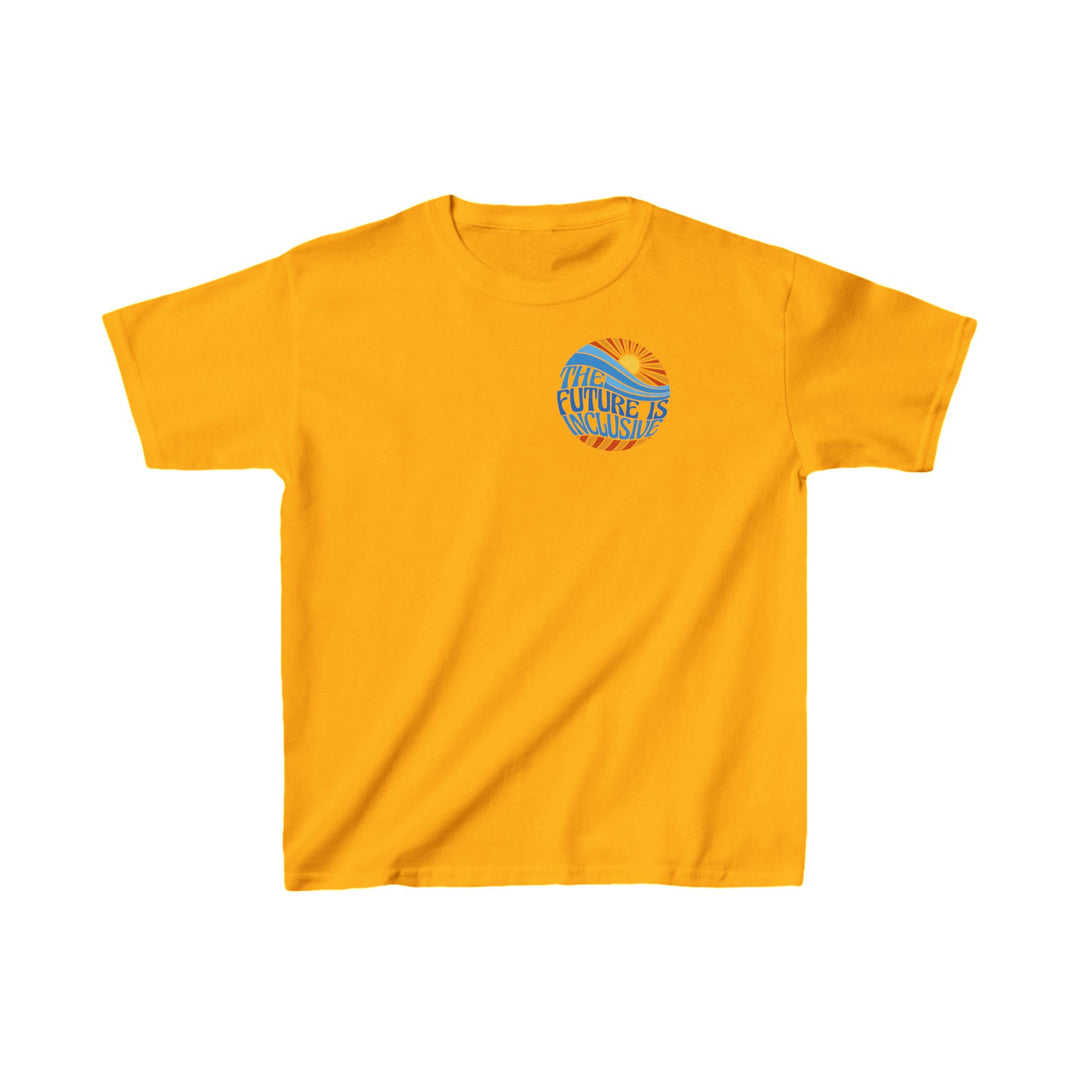 Kids The Future Is Inclusive Groovy Sun Tee