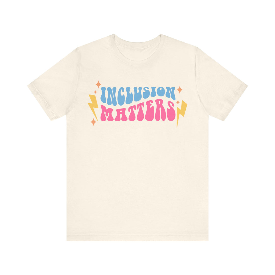 Adult Inclusion Matters Lightning Tee