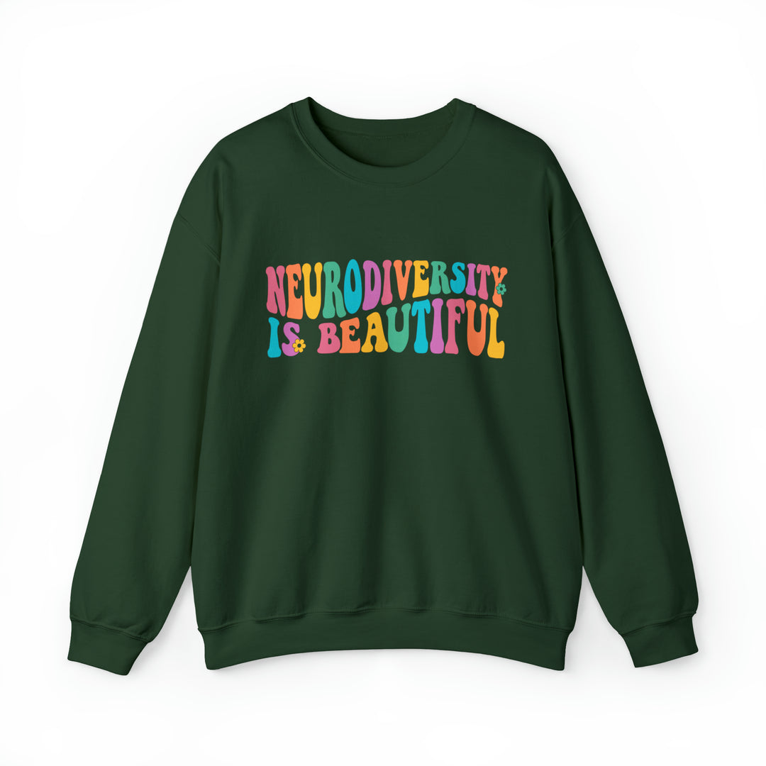 Neurodiversity is Beautiful Groovy Sweatshirt