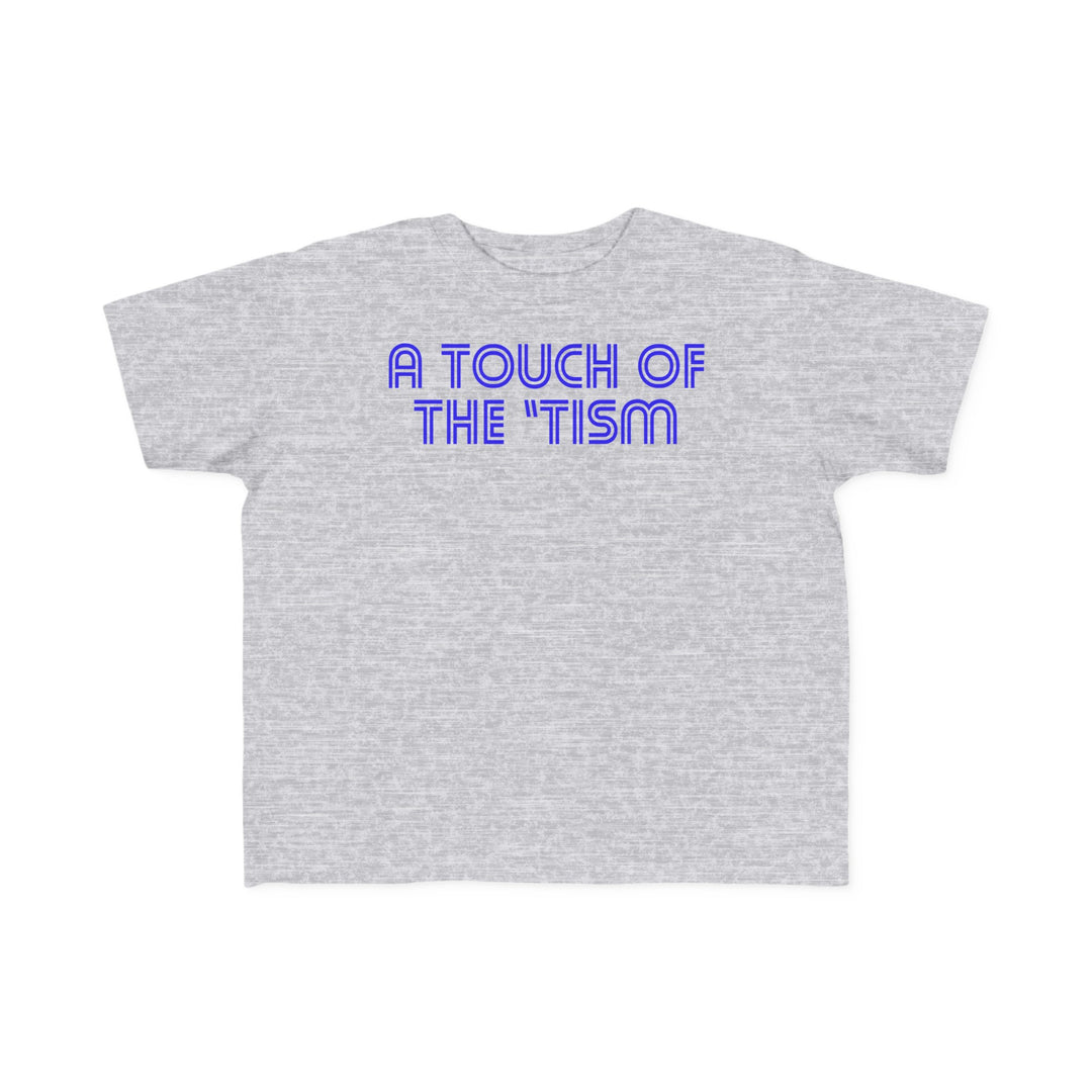 Toddler's Touch of the Tism Line Letters Tee