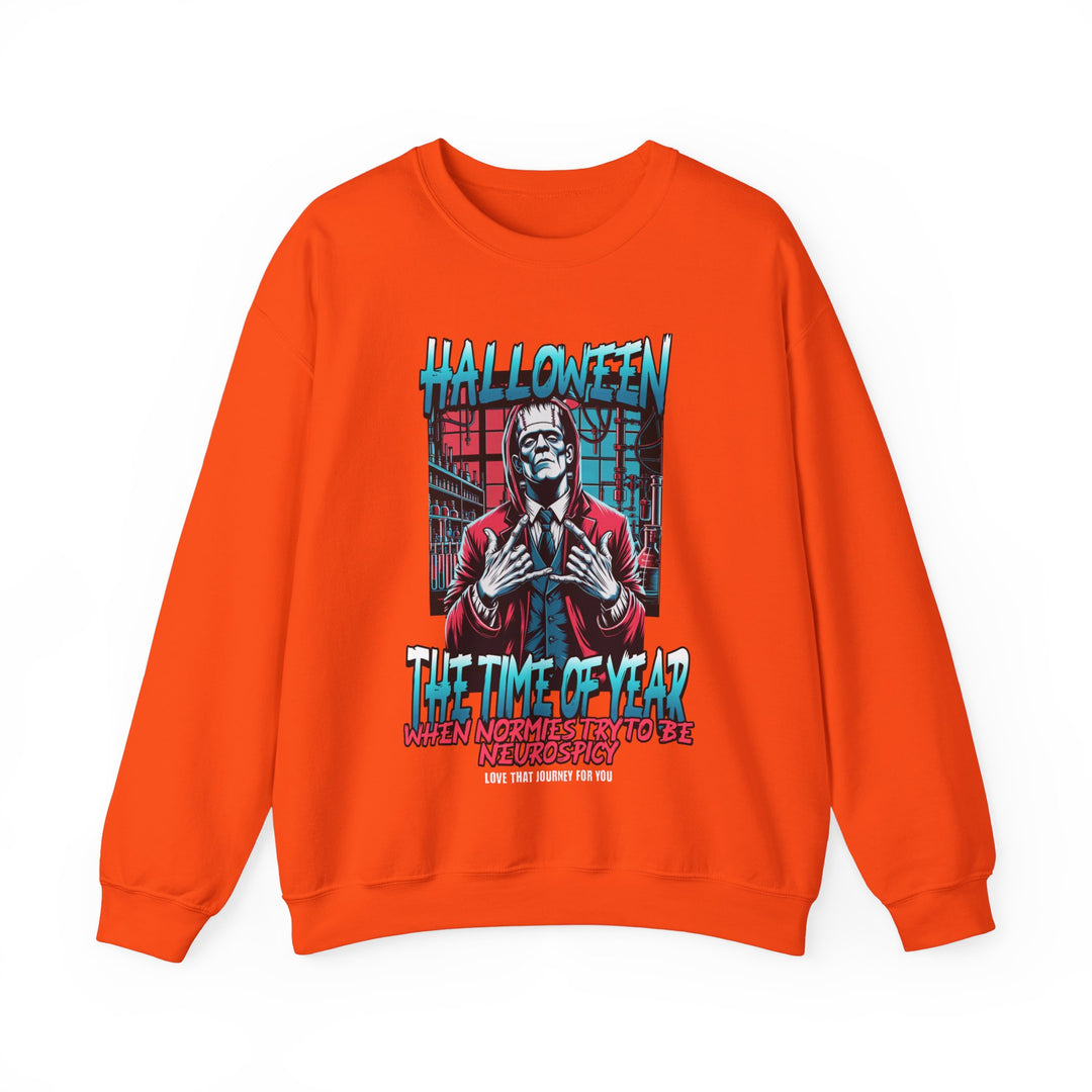 Adult Halloween When Normies Try to be Neurospicy Sweatshirt