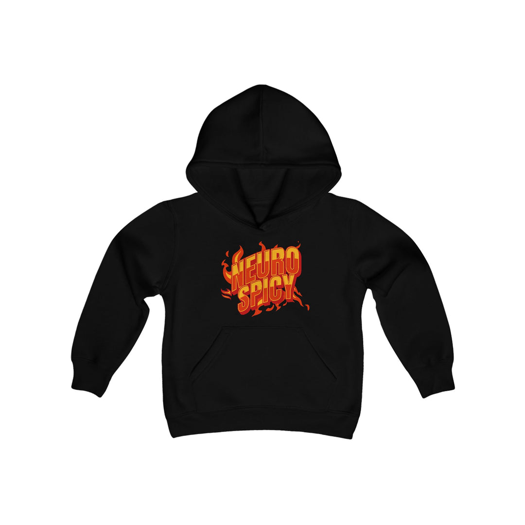 Kids NeuroSpicy Flames Hoodie Sweatshirt