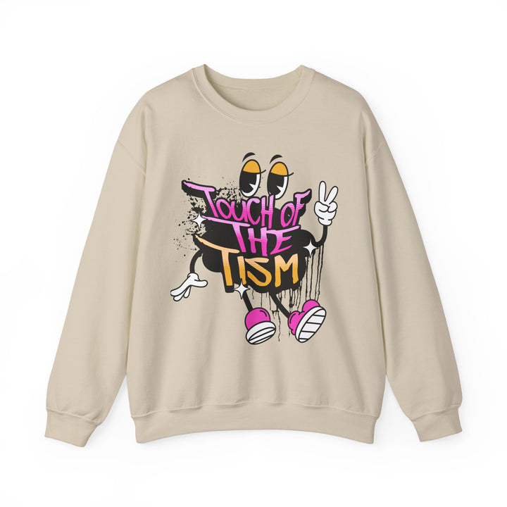 Adult Touch of the Tism Graffiti  Sweatshirt