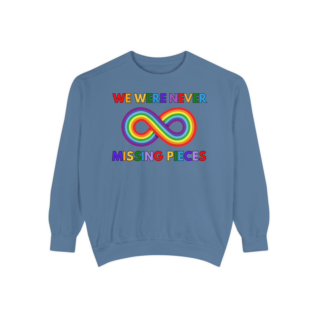 Adult Comfort Colors Infinity Never Missing Pieces Sweatshirt