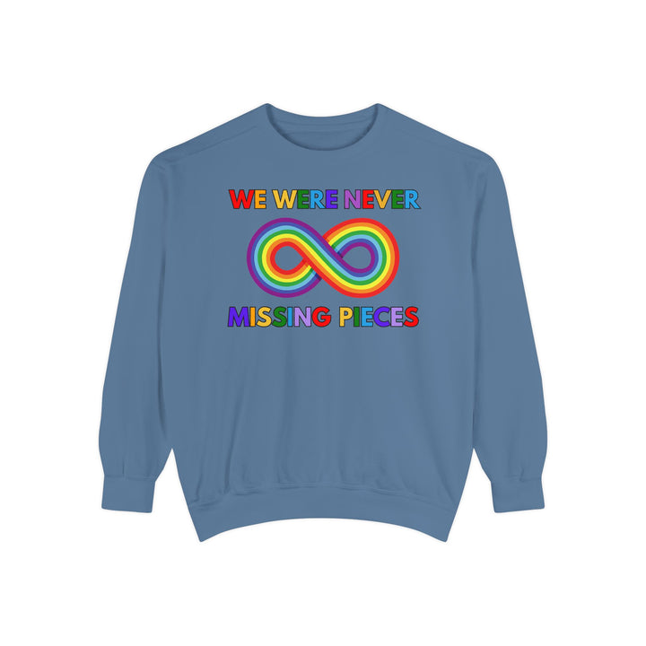 Adult Comfort Colors Infinity Never Missing Pieces Sweatshirt