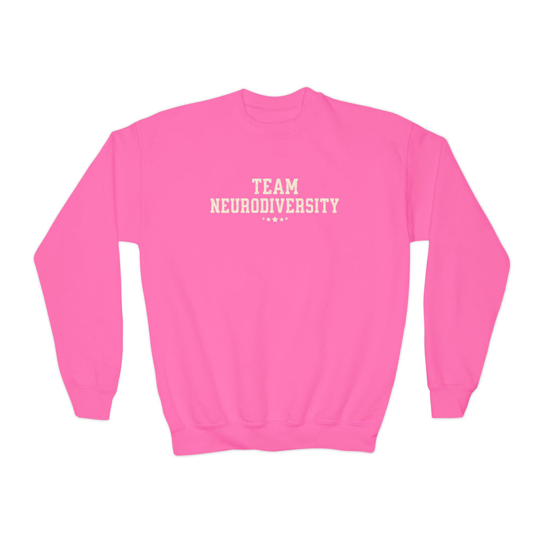 Kids Team Neurodiversity Distressed Sweatshirt