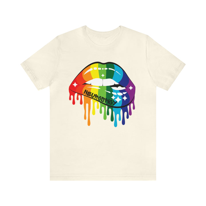 Neurospicy Rainbow Lips Tee