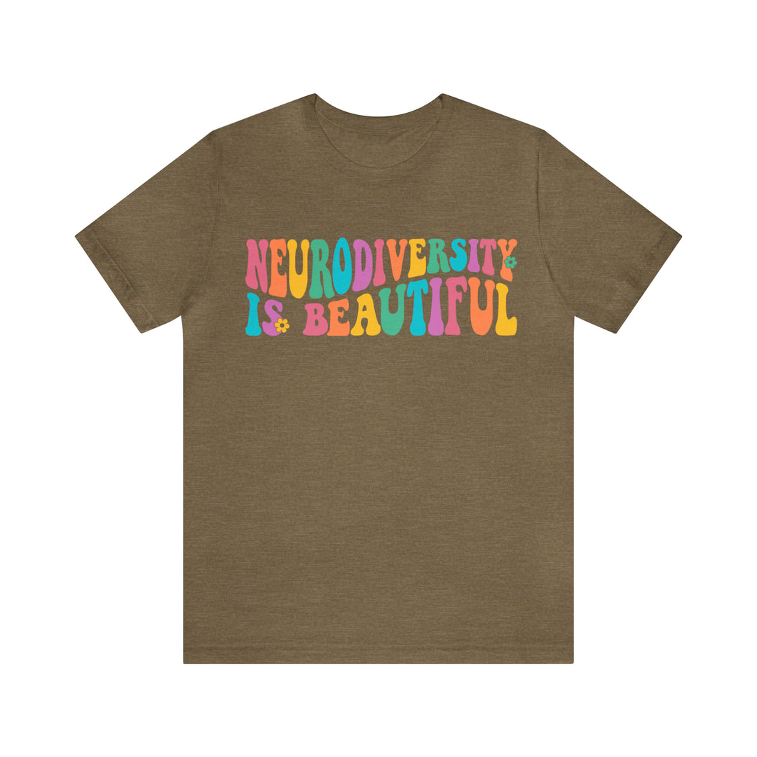 Neurodiversity is Beautiful Groovy Tee