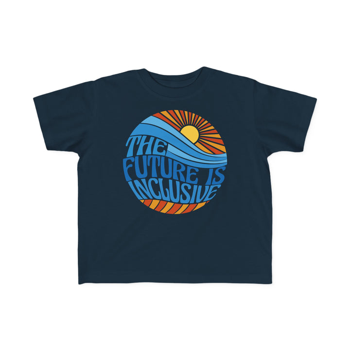 Toddler's The Future Is Inclusive Groovy Sun Tee