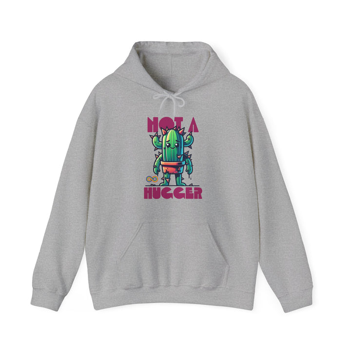 Adult Not a Hugger Cactus Hoodie