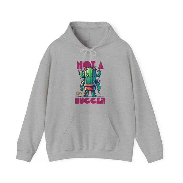 Adult Not a Hugger Cactus Hoodie