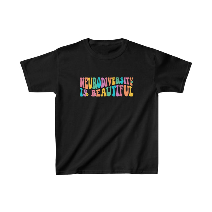 Kids Neurodiversity is Beautiful Groovy Tee