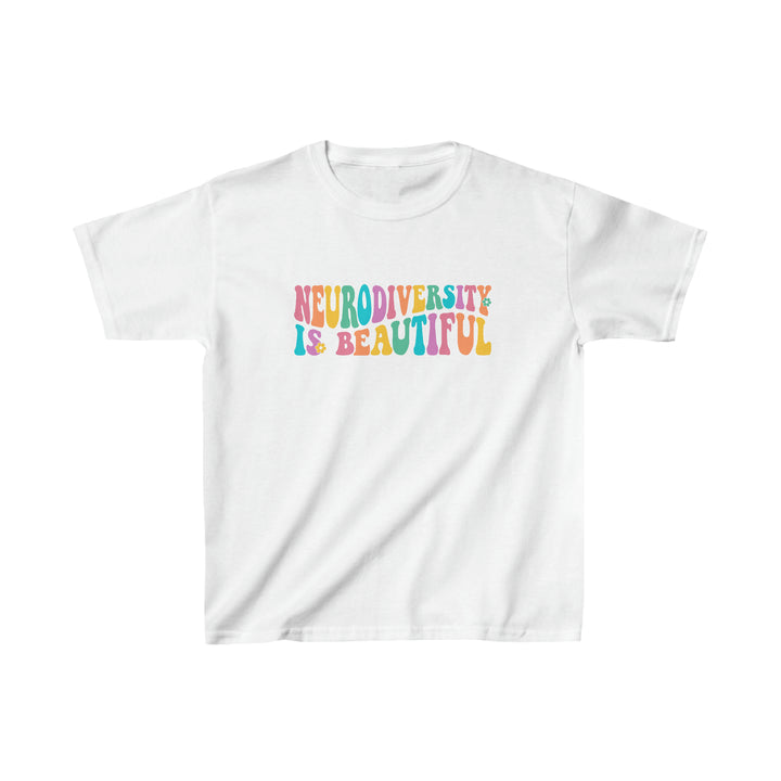 Kids Neurodiversity is Beautiful Groovy Tee