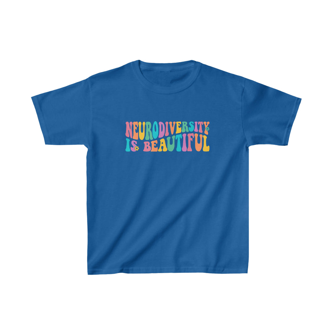 Kids Neurodiversity is Beautiful Groovy Tee