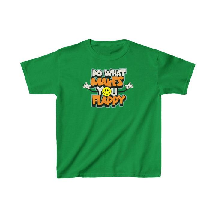 Kids Do What Makes You Flappy Smiley Arms Tee