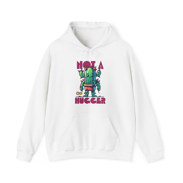 Adult Not a Hugger Cactus Hoodie