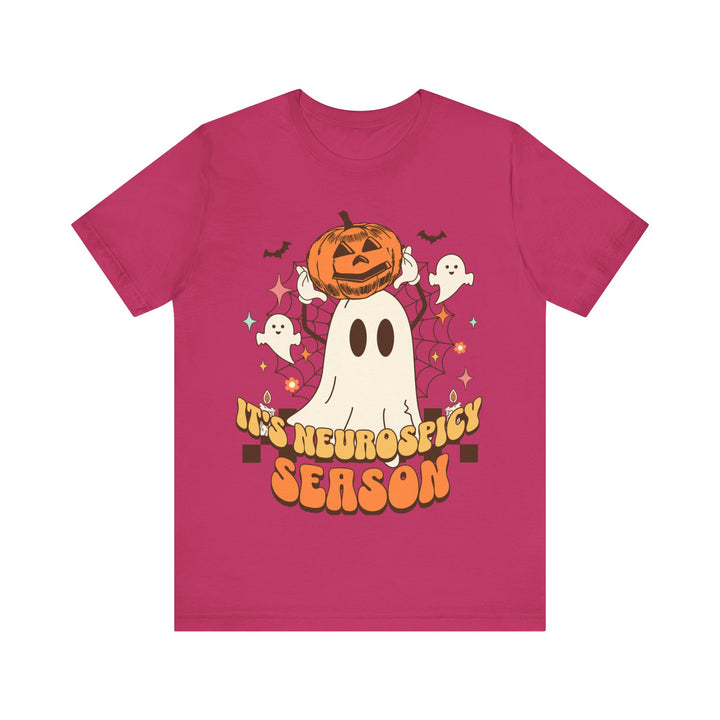 Adult Its Neurospicy Season Ghost and Pumpkin Tee