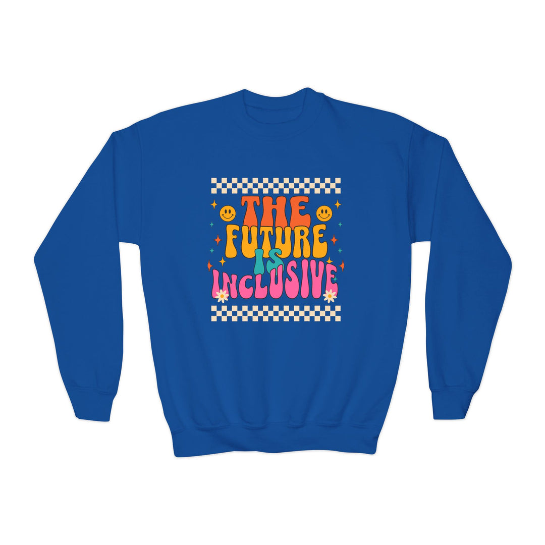 Kids Groovy The Future is Inclusive Sweatshirt