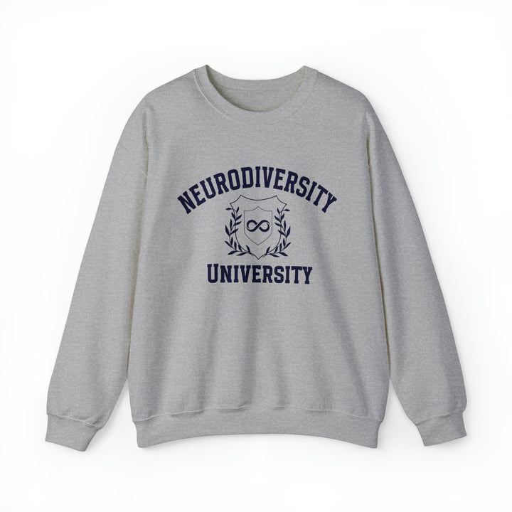 Adult Neurodiversity University Infinity Symbol Sweatshirt