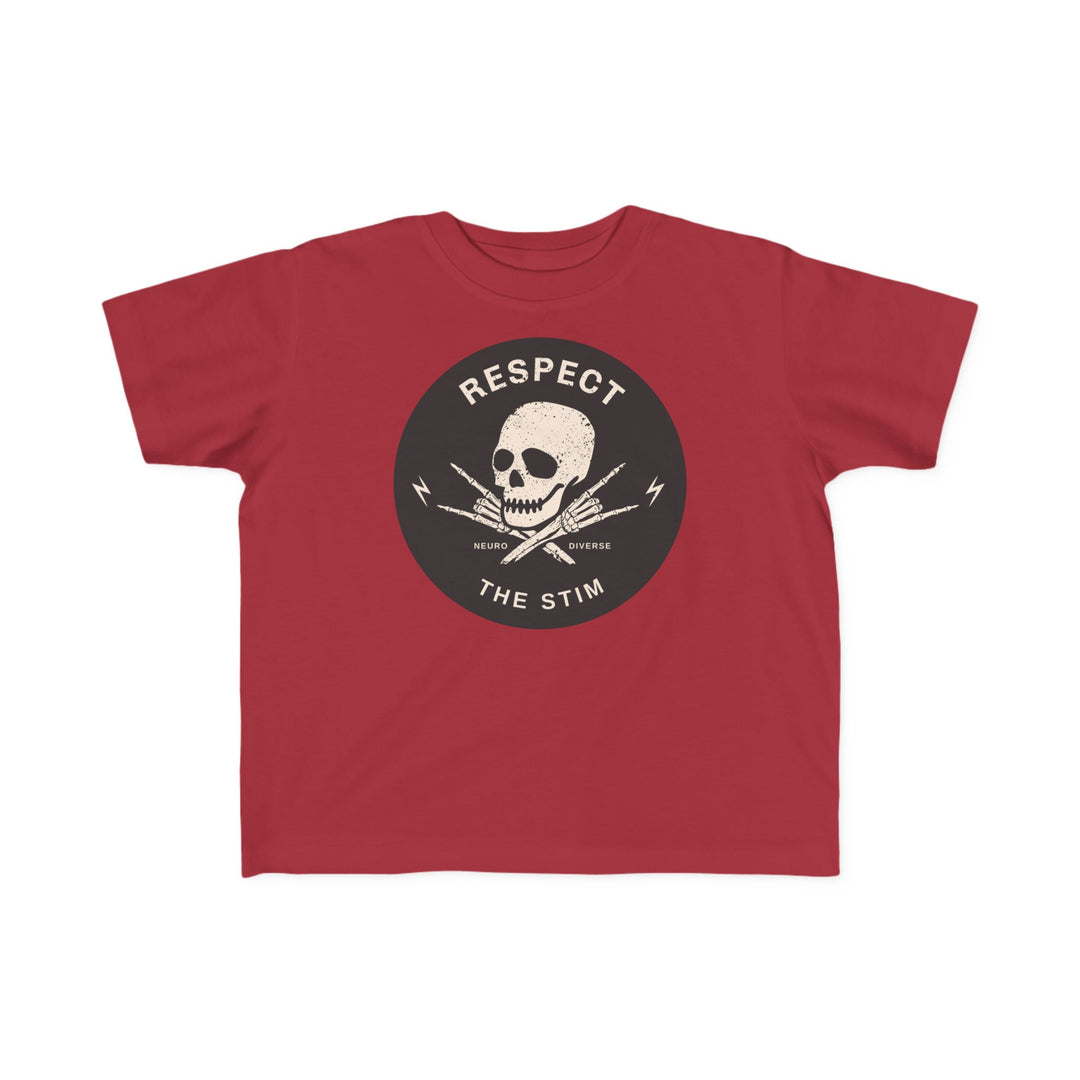 Toddler's  Respect the Stim Skull Tee