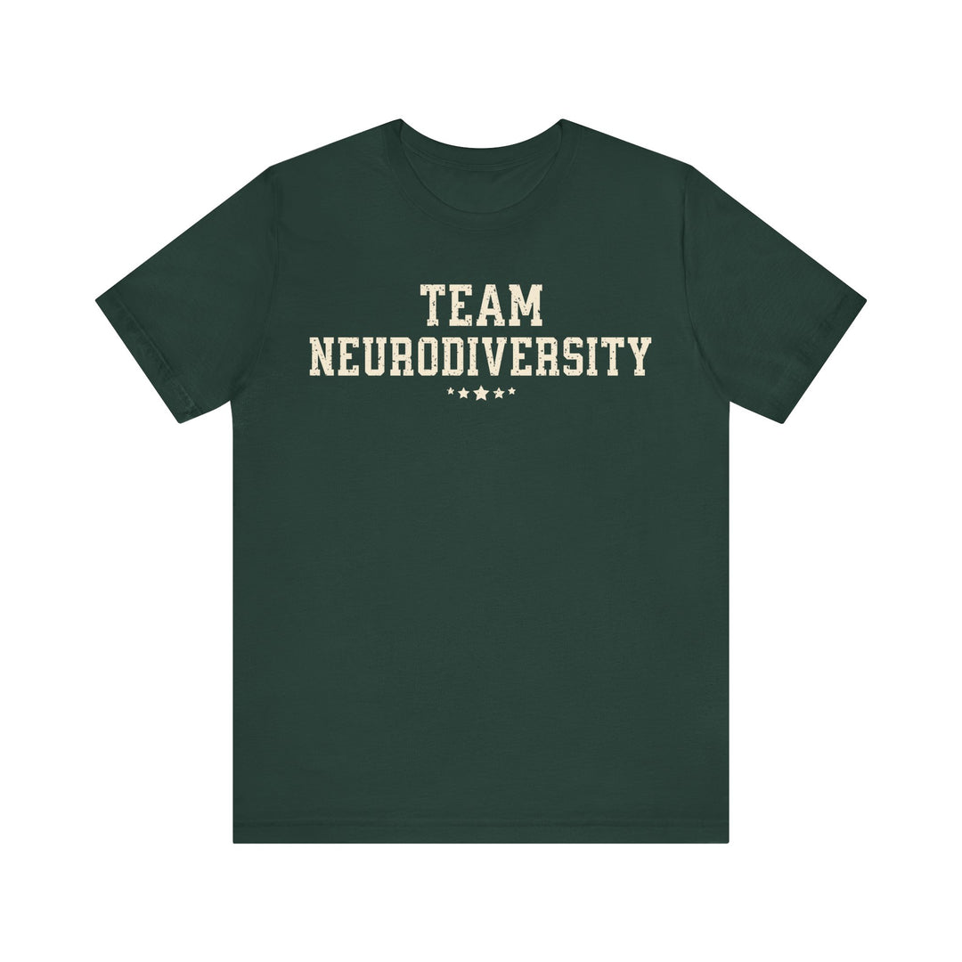 Adult Team Neurodiversity Distressed Tee