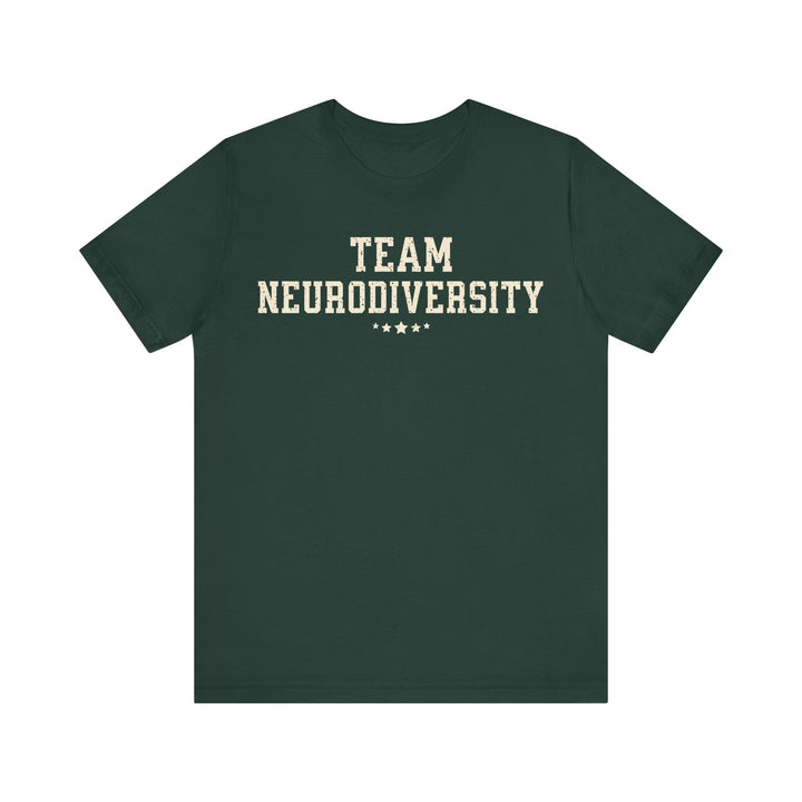 Adult Team Neurodiversity Distressed Tee