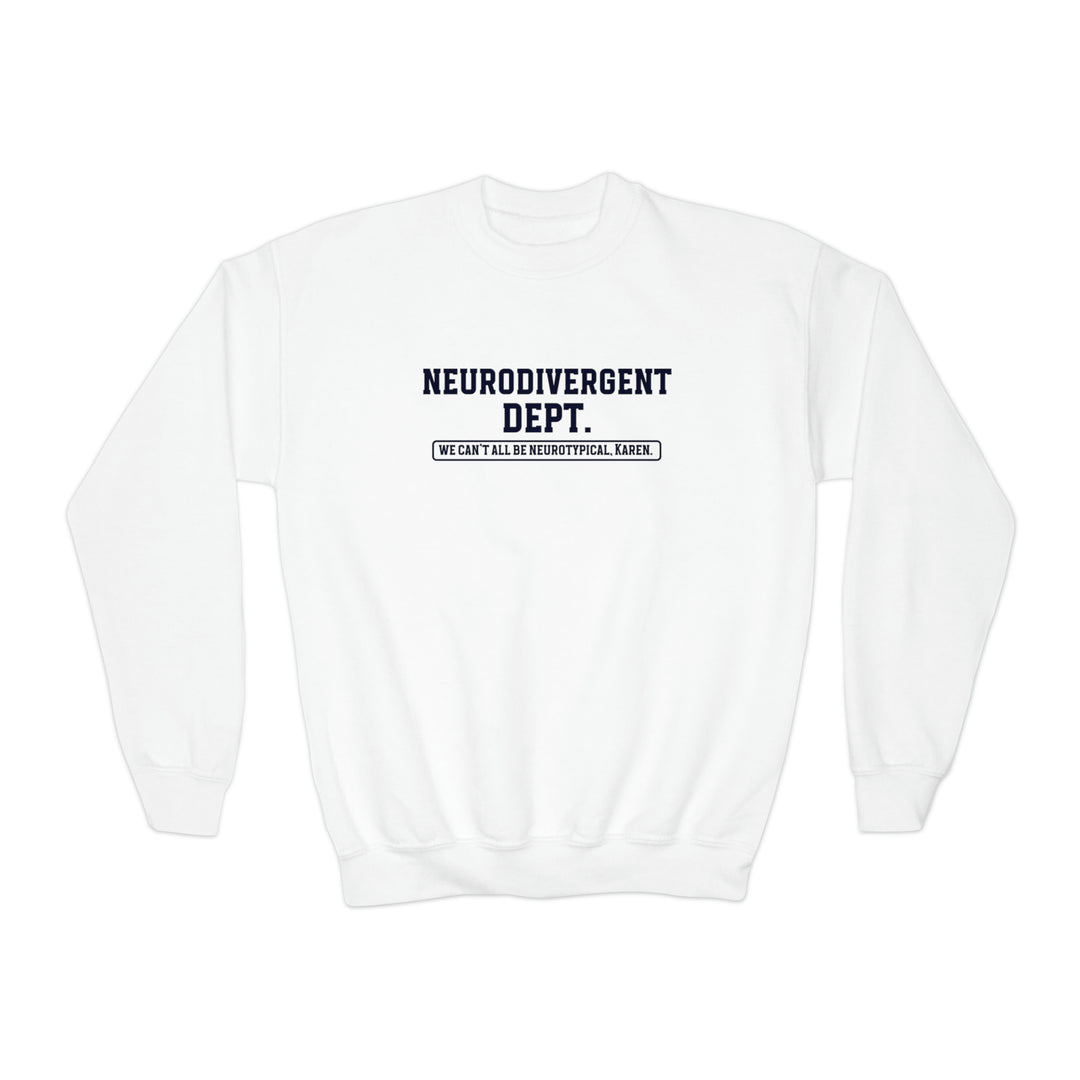 Kids Neurodivergent Dept. Sweatshirt