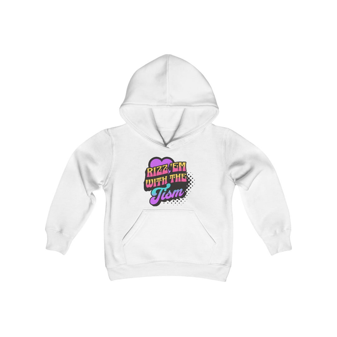 Kids Rizz Em With The Tism Purple Heart Hoodie Sweatshirt