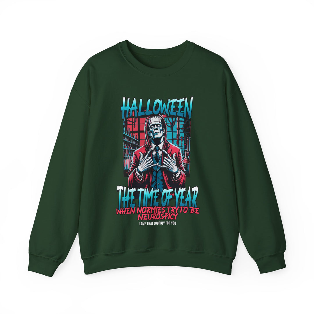 Adult Halloween When Normies Try to be Neurospicy Sweatshirt