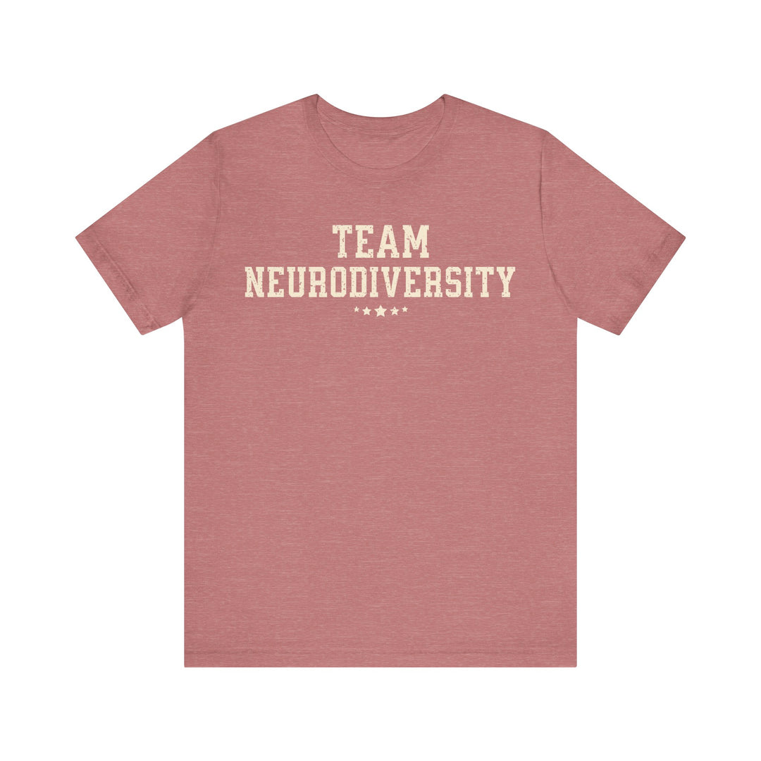 Adult Team Neurodiversity Distressed Tee